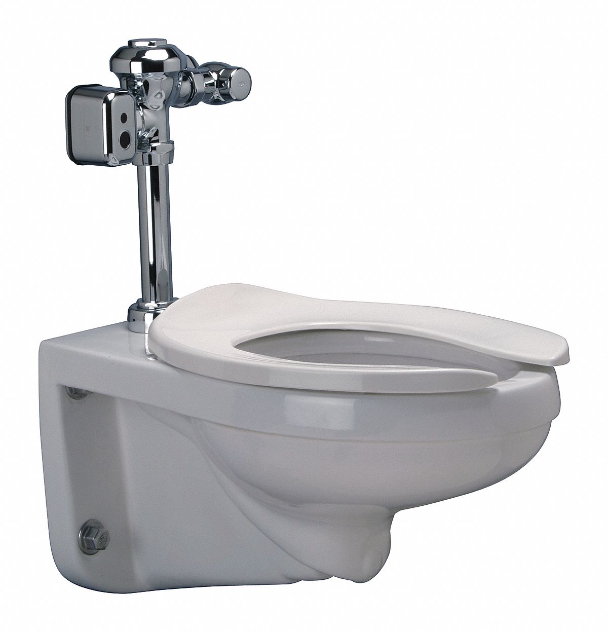 Flush Valve Toilet: Sensor, Wall, 1.6 gpf_1.28 gpf Gallons per Flush, ADA Compliant, Top Spud