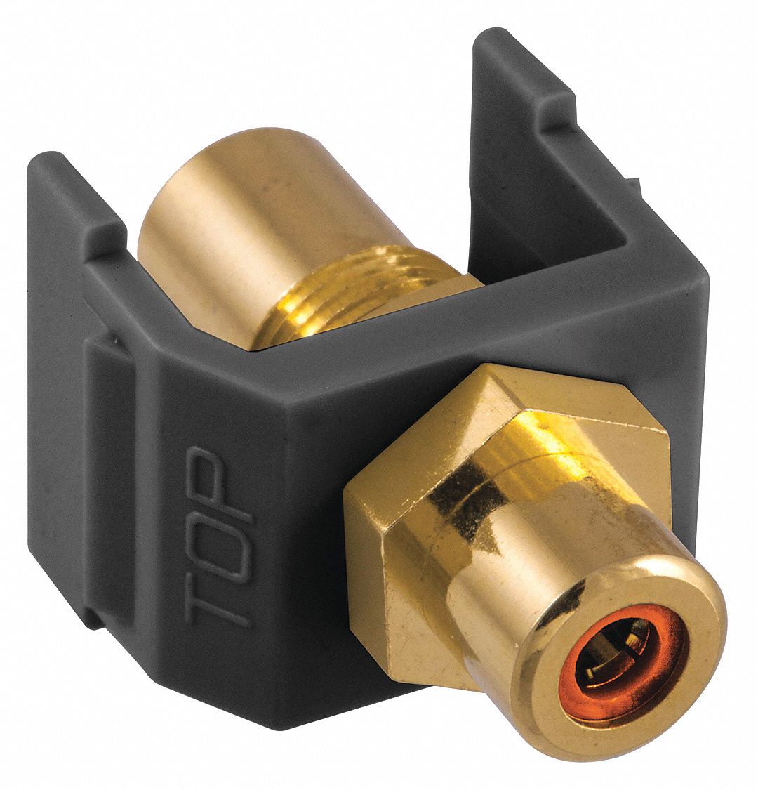 Keystone Jack, 0.8125 in H, Black