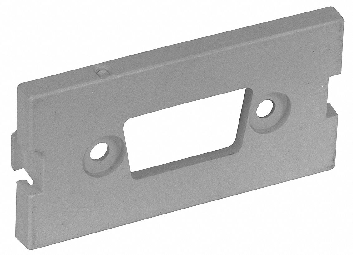 Audio/Video Module: 1-Unit HD15/9-Pin or HDMI Module, Flat Module, Gray