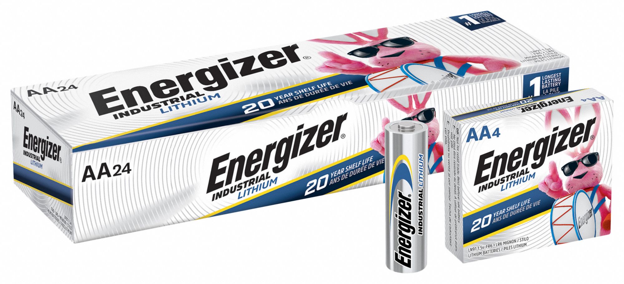 ENERGIZER Ultimate Lithium, AA Battery, Lithium, High Performance, 1.5V