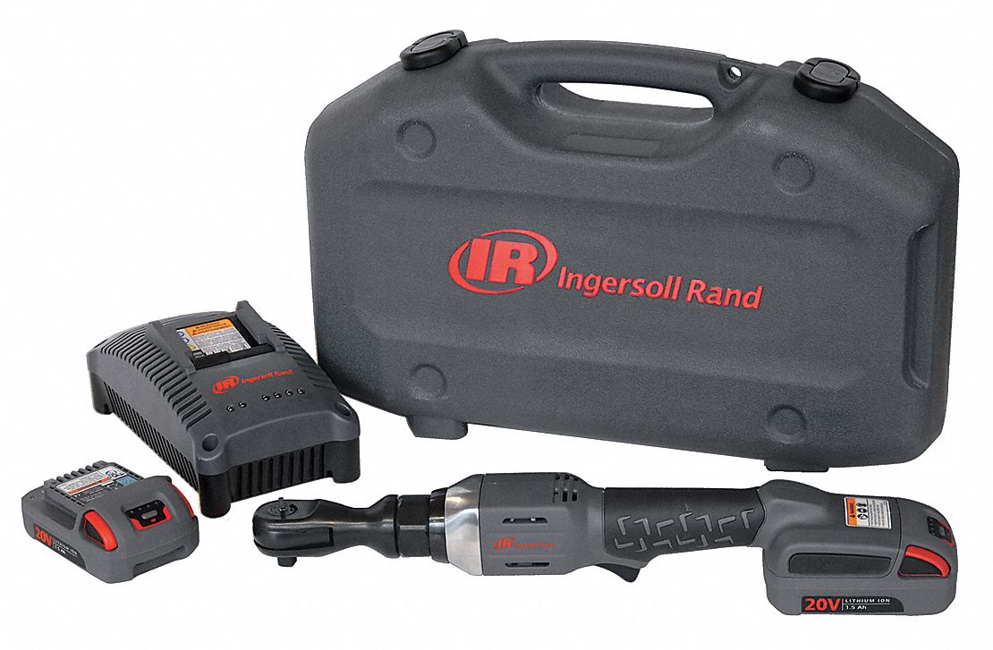 RATCHET KIT, CORDLESS, 20V, 2.5 AH, ½ IN DETENT PIN, 54 FT-LB, 225 RPM, 1⅝X1¾ IN