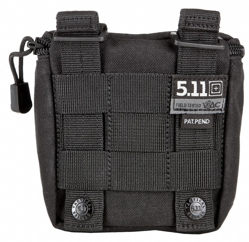 5.11 TACTICAL Shotgun Ammo Pouch Ammo Pouch, Magazine Pouch, Tactical, Black, 1050D Nylon