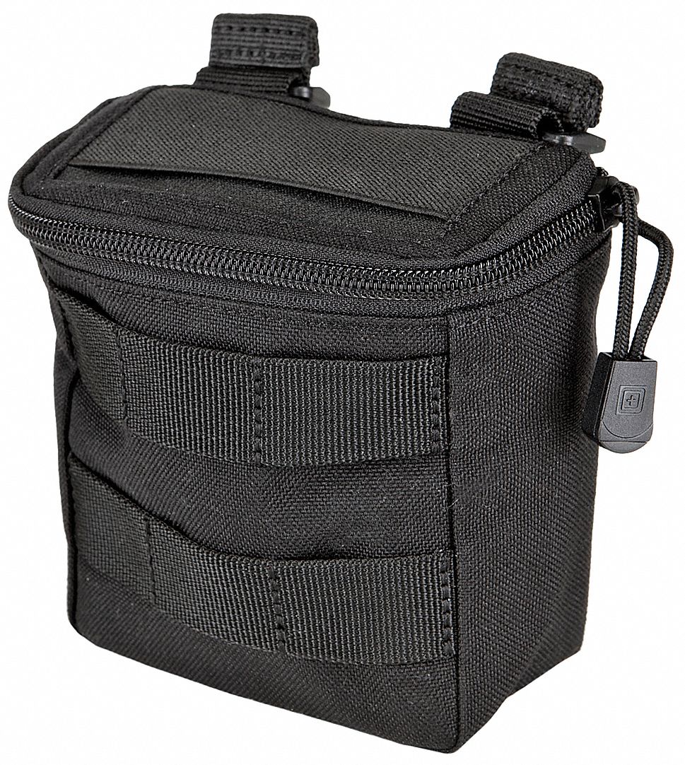 5.11 TACTICAL Magazine Pouch, Zipper, 1050D Nylon, Black 22MM7056119