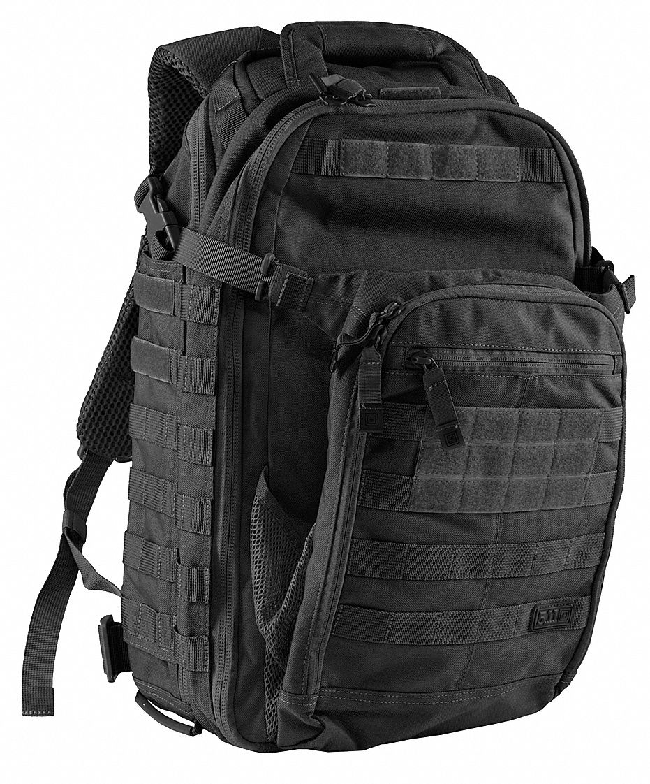 5.11 TACTICAL, Black, 1050D Nylon, All Hazards Prime Backpack - 22MM88 ...