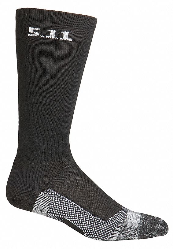 22MN13 - Boot Socks 9 In Black Mens L
