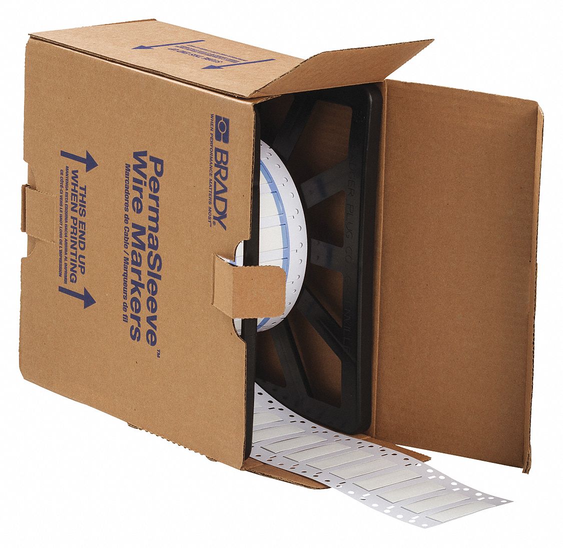 WIRE MARKING SLEEVES,WHITE,2 IN W