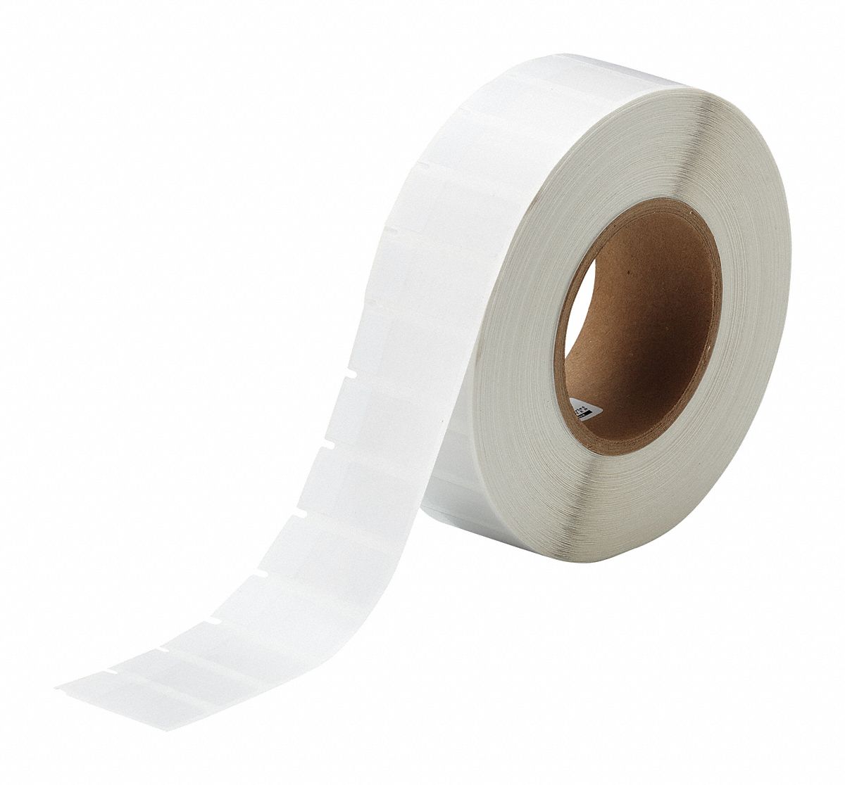 Wraparound Label: 1 3/4 in x 3/4 in, Vinyl, White (Matte), For 16 AWG to 10 AWG Wire Gauge