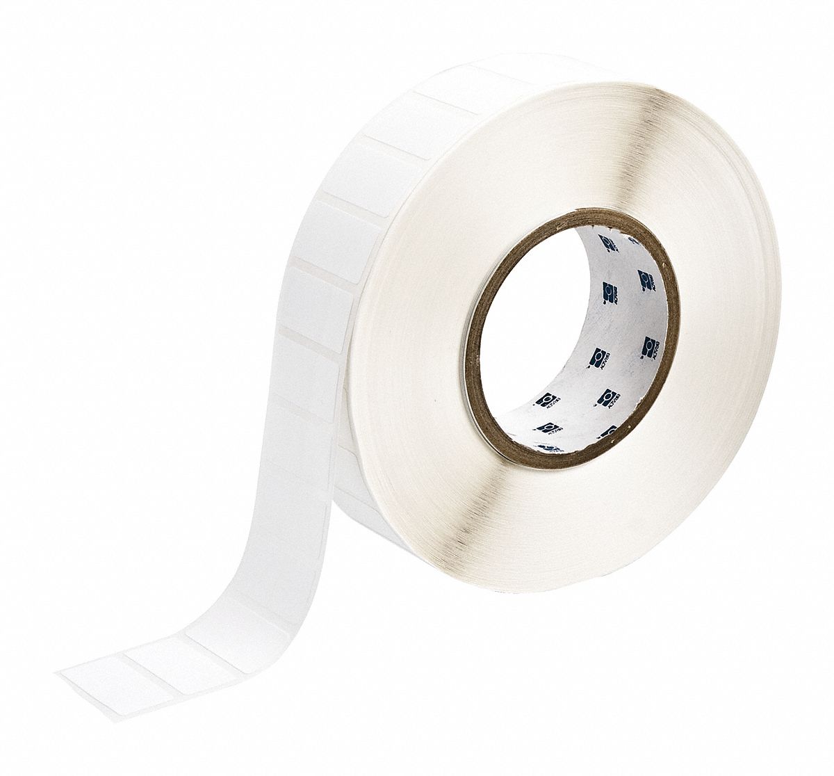 Wraparound Label: 3/4 in x 1 1/2 in, Nylon, Black on White, For 24 AWG to 20 AWG Wire Gauge