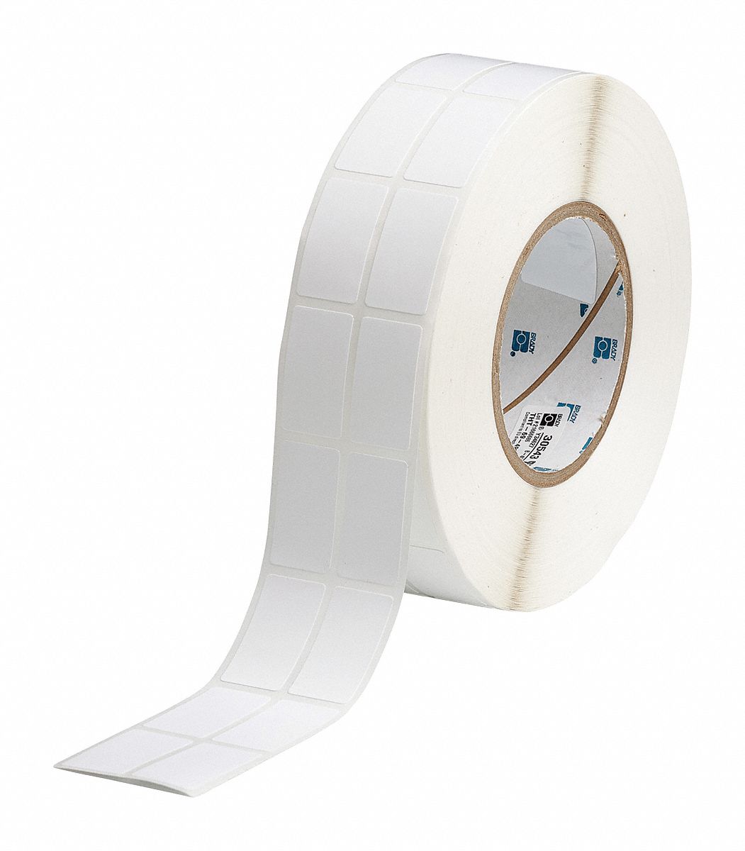 Wraparound Label: 1 7/16 in x 13/16 in, Nylon, Black on White, For 0.18 in to 0.46 in Wire Dia