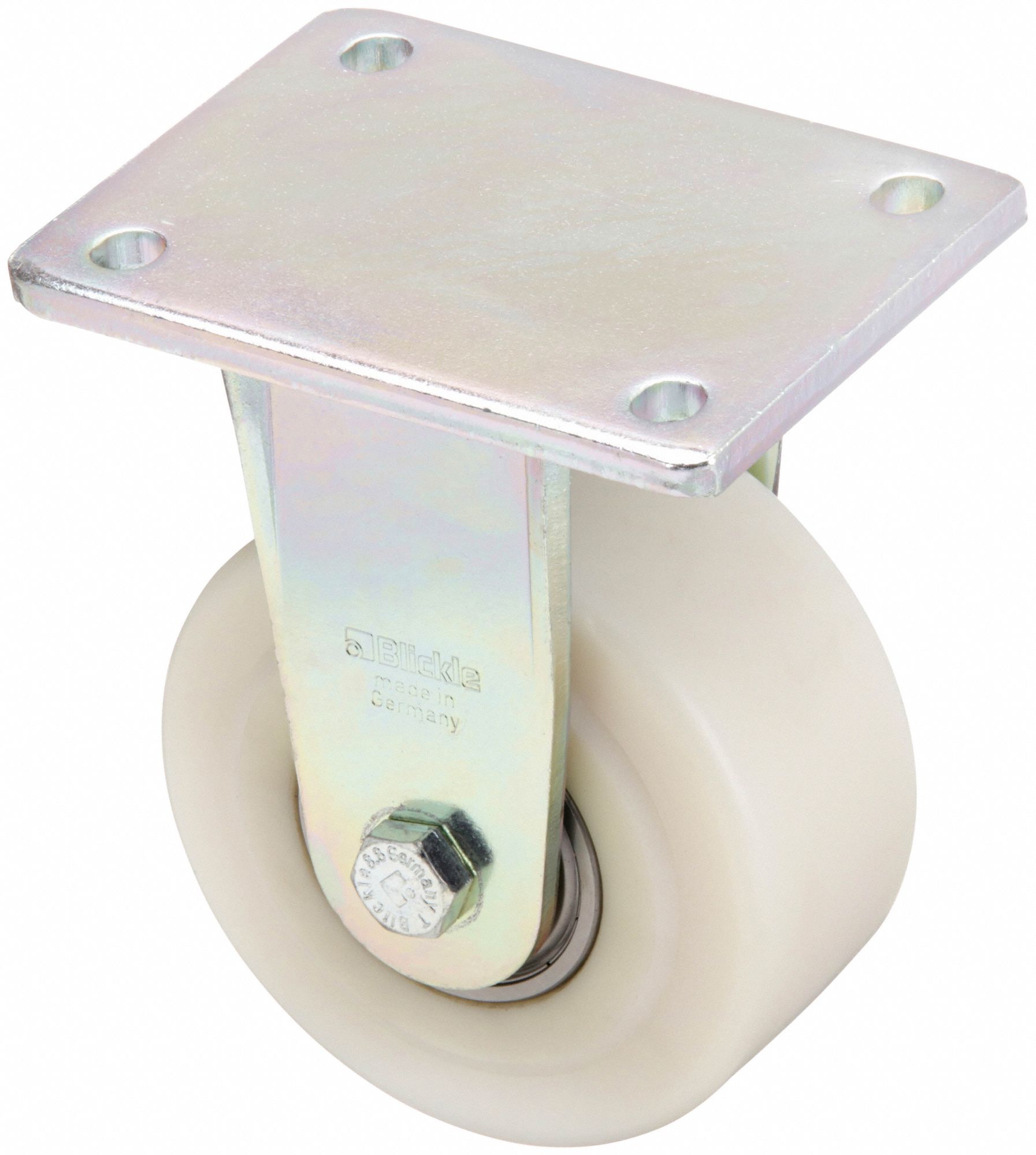 Plate Caster, Rigid, 5 11/16"H