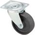 Heat-Resistant Light- & Medium-Duty Standard Plate Casters