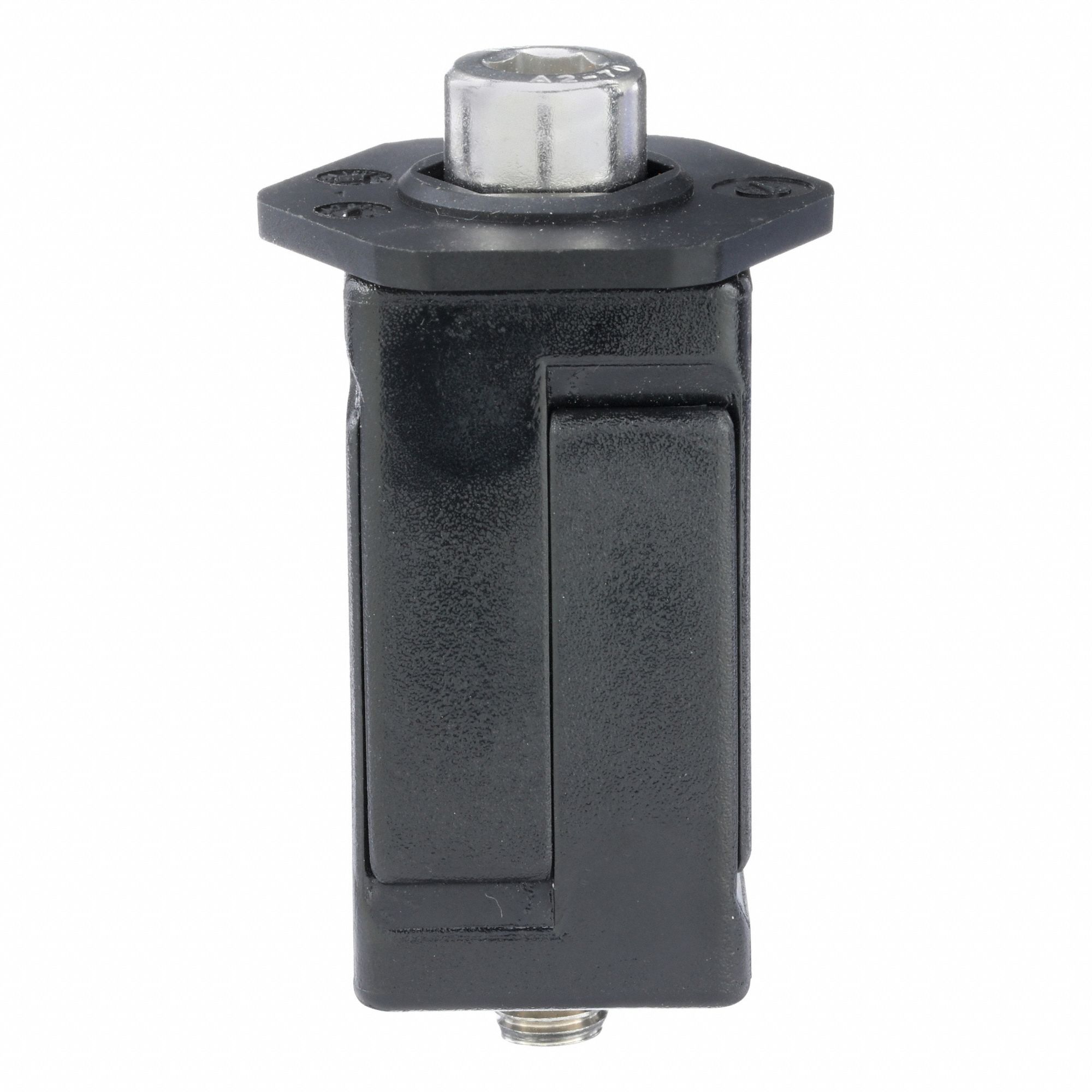 Bolt-Hole Caster Expanding Mounting Stem: 2 9/16 in Stem Lg, Stainless Steel, Square