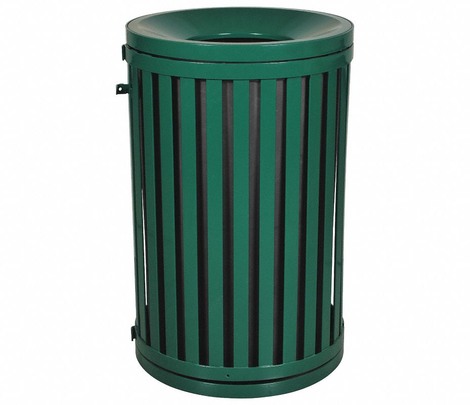 TOUGH GUY Bote de Basura, Redonda, 45 gal., 37