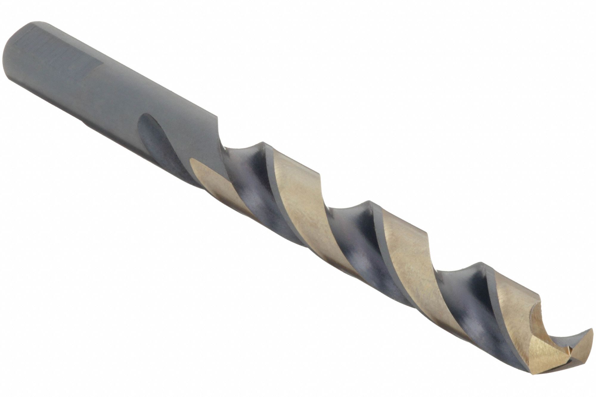 JOBBER LENGTH DRILL BIT, ½ IN DRILL BIT SIZE, 4½ IN FLUTE L, 6 IN L, 4XD, HSS