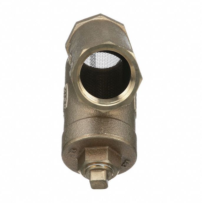 ZURN WILKINS Y Strainer Bronze, 1 1/4 in, NPT, Mesh, 20 mesh, 300 psi