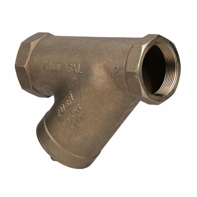ZURN WILKINS Y Strainer Bronze, 2 in, NPT, Mesh, 20 mesh, 300 psi, 6