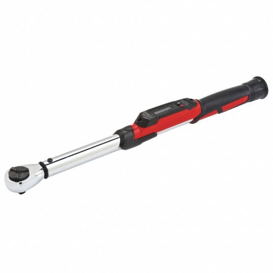 CRAFTSMAN INDUSTRIAL Micrometer Torque Wrench, Foot-Pound, Newton-Meter ...