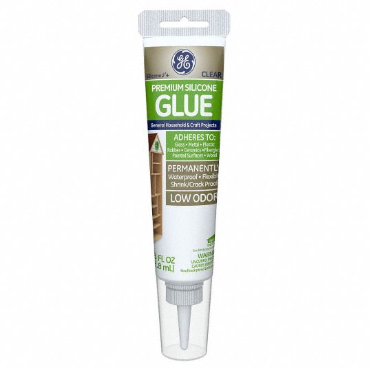 GE, Premium Silicone, Clear, Silicone Sealant 22N7702823396 Grainger