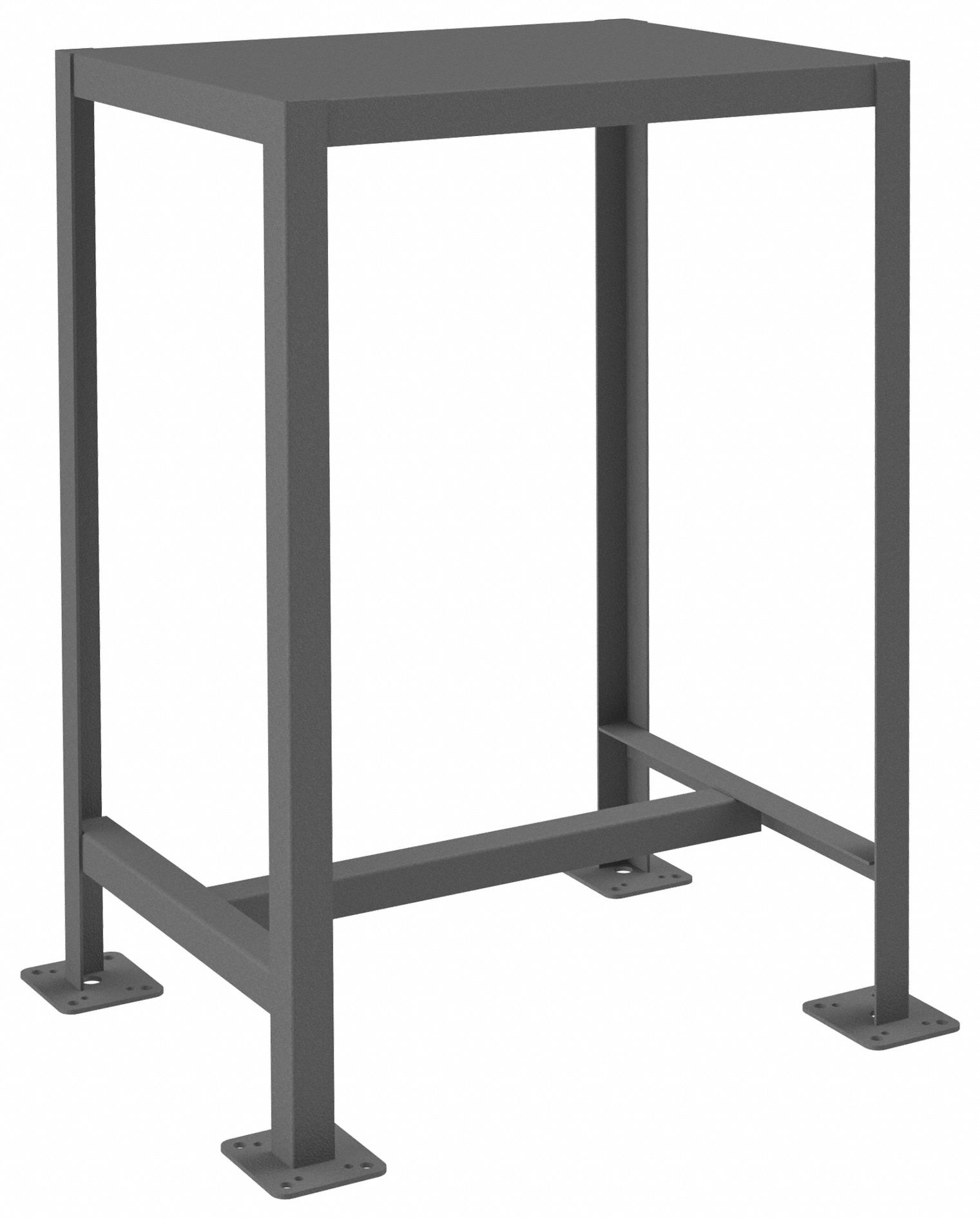 WORK TABLE, FIXED H, STEEL, 24 IN X 18 IN, 2,000 LB OVERALL LOAD CAPACITY, STEEL
