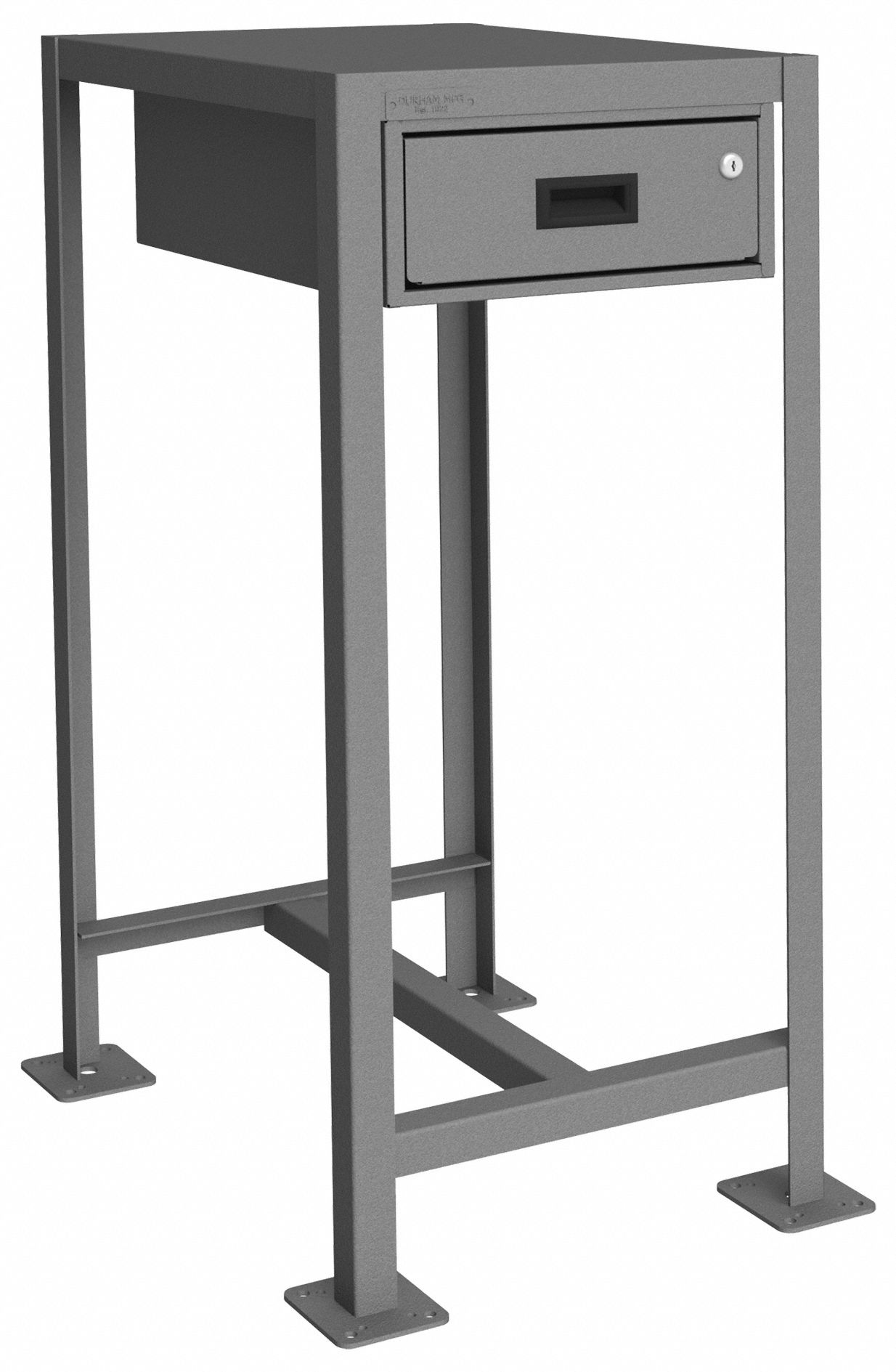 WORK TABLE, FIXED H, STEEL, 24 IN X 18 IN, 2,000 LB OVERALL LOAD CAPACITY, STEEL