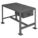 WORK TABLE, FIXED H, STEEL, 48 IN X 24 IN, 2,000 LB OVERALL LOAD CAPACITY, STEEL