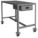 WORK TABLE, FIXED H, STEEL, 48 IN X 24 IN, 2,000 LB OVERALL LOAD CAPACITY