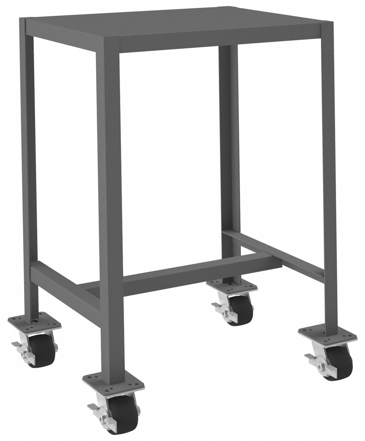 WORK TABLE, FIXED H, STEEL, 24 IN X 18 IN, 2,000 LB OVERALL LOAD CAPACITY