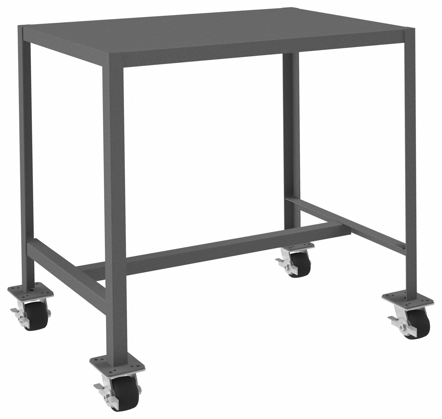 WORK TABLE, FIXED H, STEEL, 36 IN X 24 IN, 2,000 LB OVERALL LOAD CAPACITY
