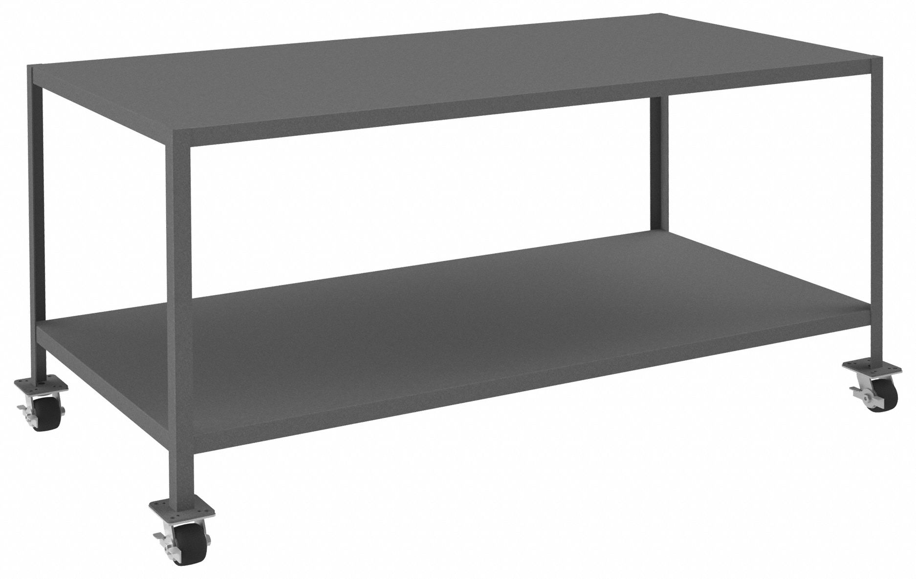 WORK TABLE, FIXED H, STEEL, 72 IN X 36 IN, 3,000 LB OVERALL LOAD CAPACITY