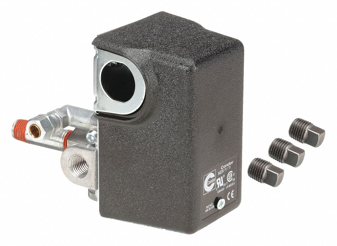SPEEDAIRE Pressure Switch 140-175 psi: VP1055830, Pressure Switch,  RV15A/RV30A