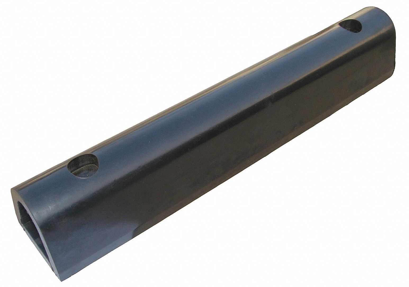 DOCK BUMPER, D, 24 IN BUMPER W, 4 IN BUMPER H, 4¼ IN BUMPER D, SOLID RUBBER, RUBBER, ANGLE