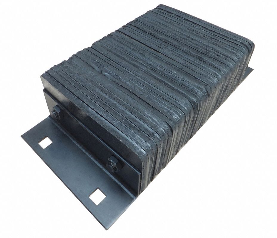 APPROVED VENDOR Tope para Andén de Caucho Laminado Rectangular 20