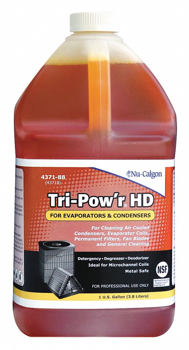 Condenser Cleaner Liquid 1 gal Tan