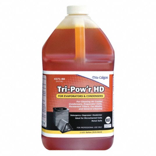 NUCALGON Condenser Cleaner Liquid, 1 gal Size, Tan 22NV38437188