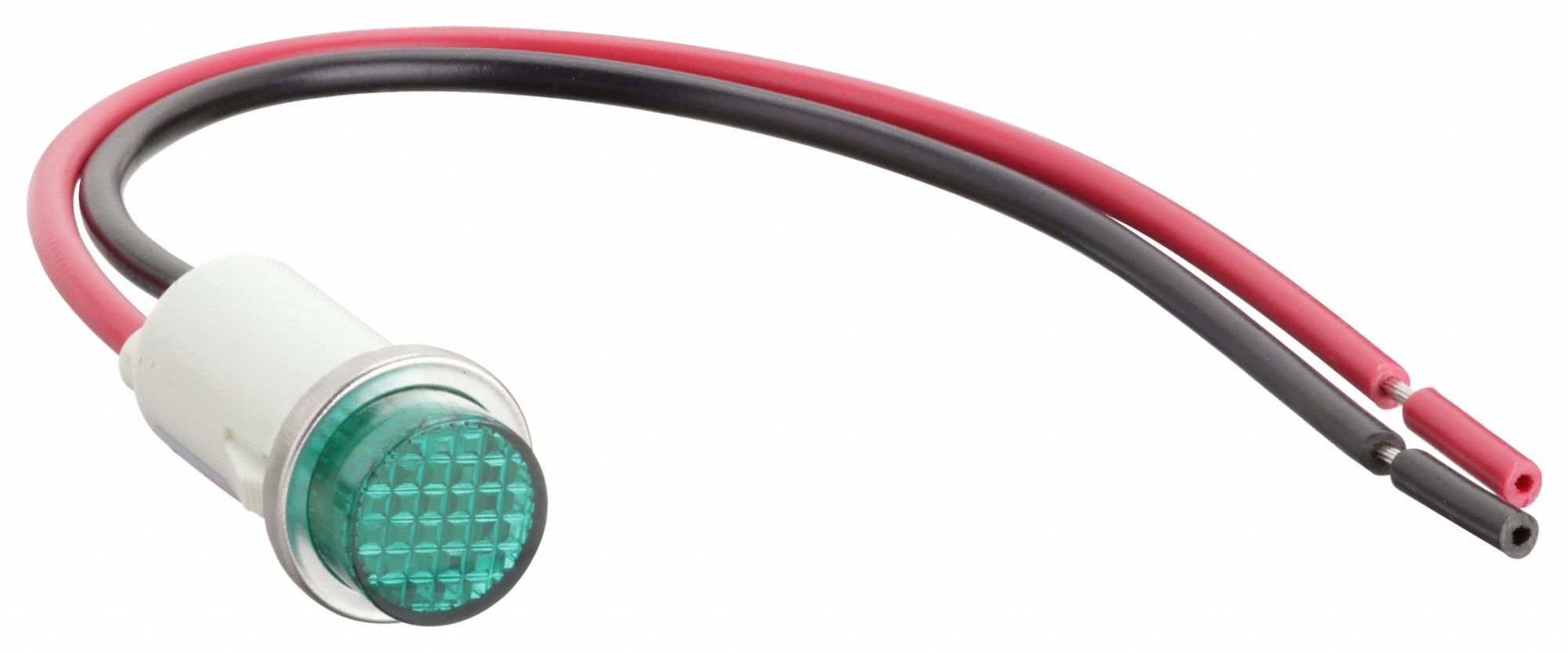 Raised Panel Light: 12 mm Panel Mounting Hole Dia, LED, Raised Head