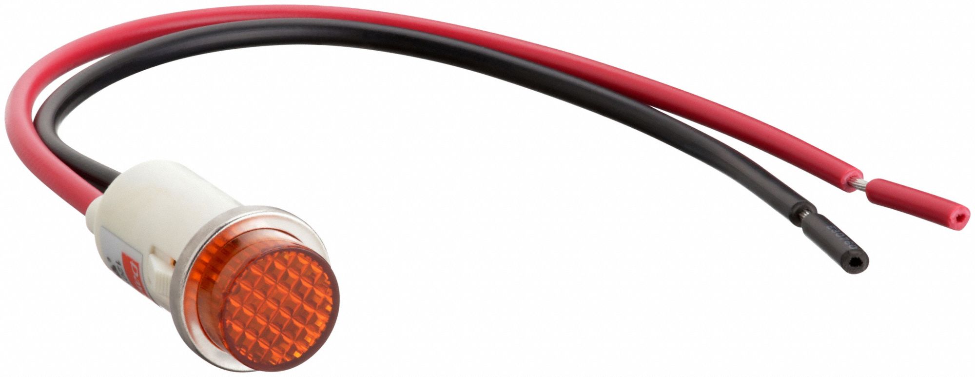 Raised Panel Light: 12 mm Panel Mounting Hole Dia, LED, Raised Head