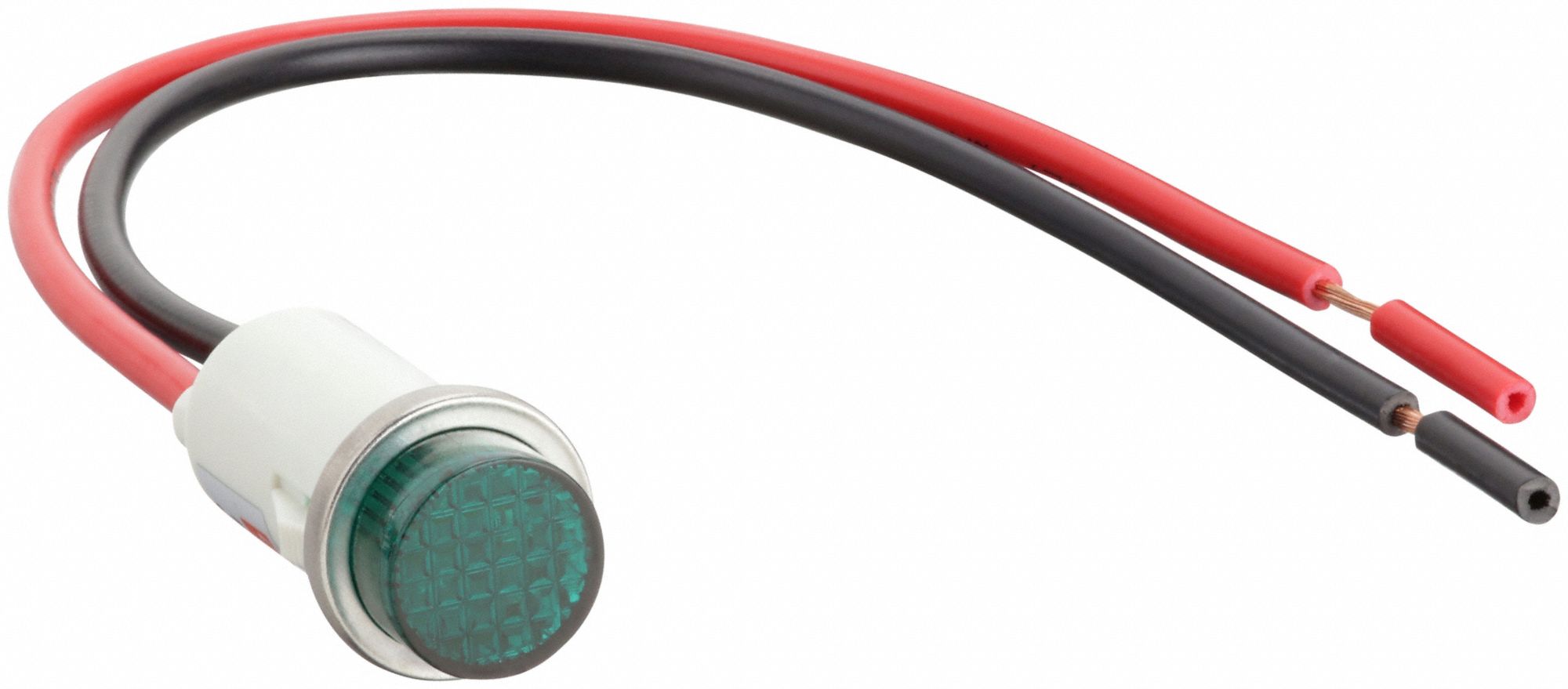 Raised Panel Light: 12 mm Panel Mounting Hole Dia, LED, Raised Head