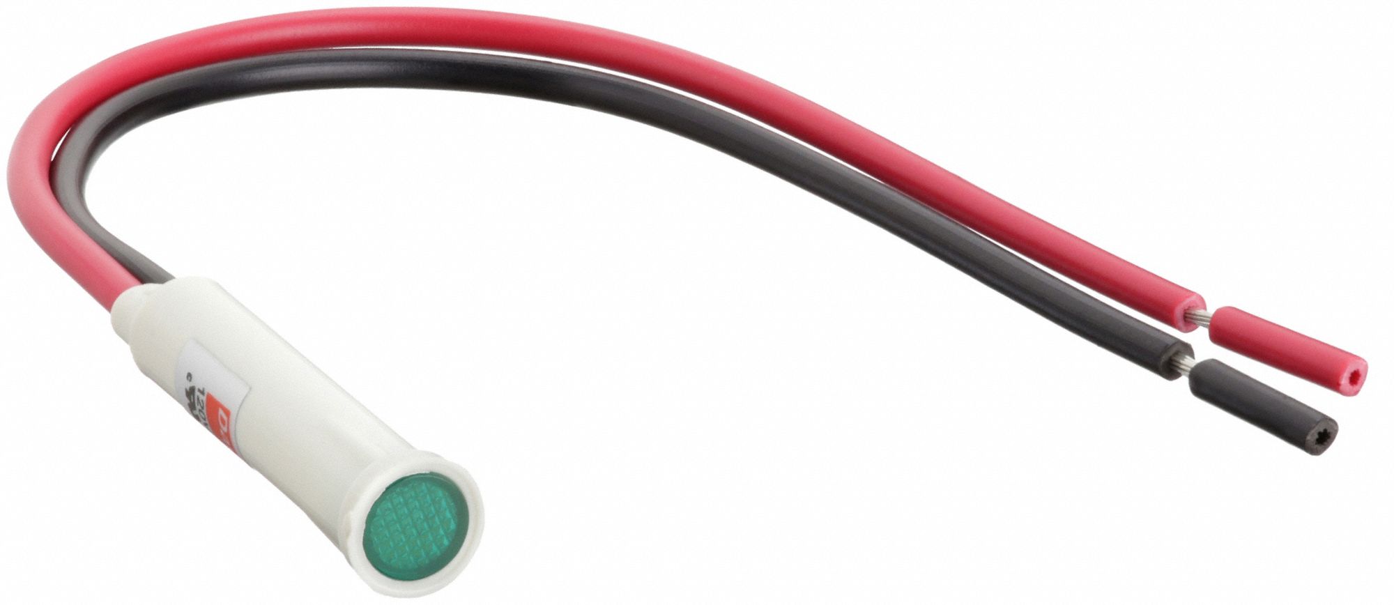 Flush Panel Light: 5/16 in Panel Mounting Hole Dia, LED, Flush Head