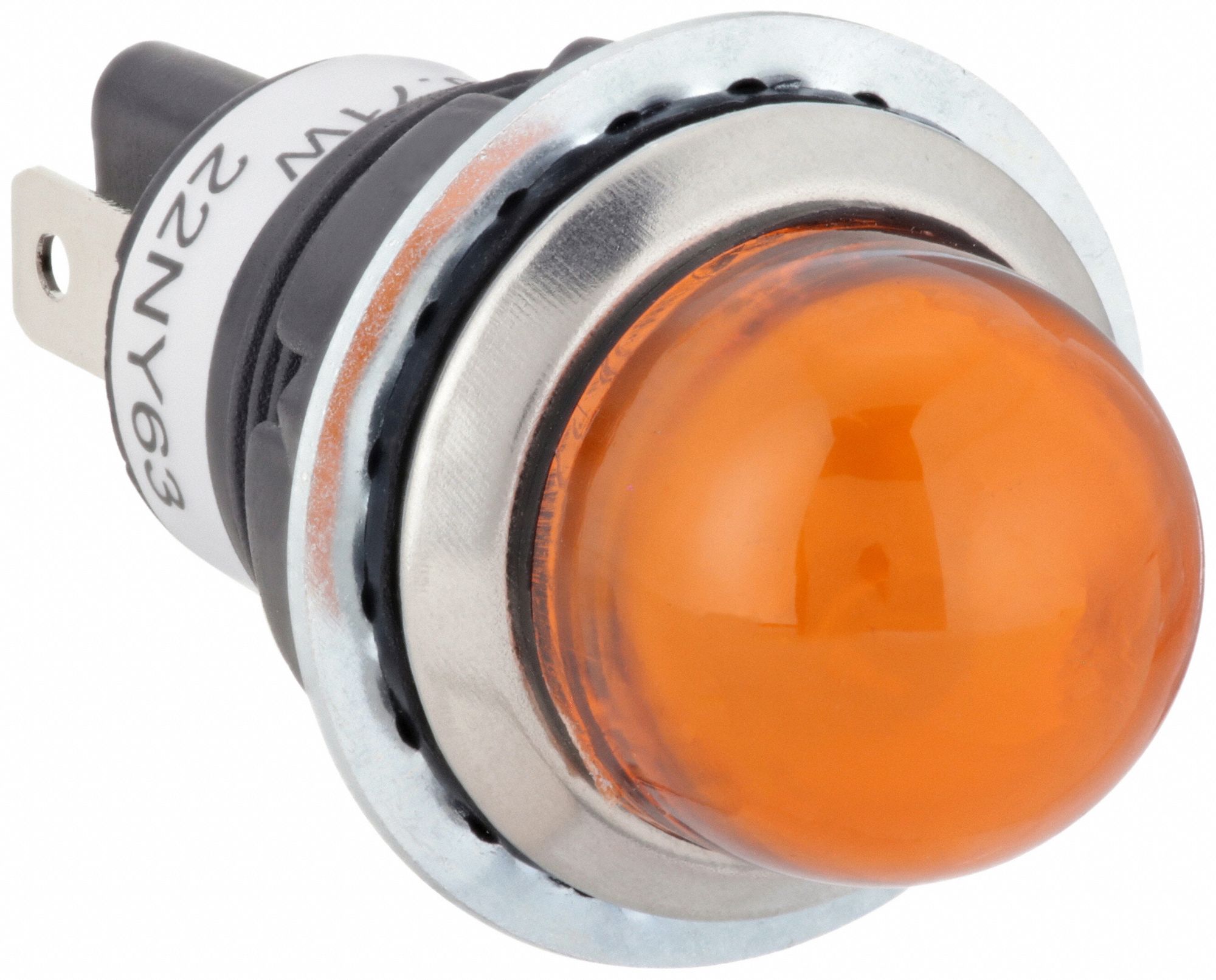 Raised Indicator Light Red 120V
