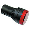 Luz Indicadora Elevada , Tipo LED , Voltaje 120VCA , Diámetro del Montaje de 22mm , Color Rojo