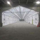 INDUSTRIAL SHELTER, EASY TO INSTALL, 2 DOORS, WHT, 12 FT, 12 FT, 14 1/2 FT, 12 FT, METAL, PE