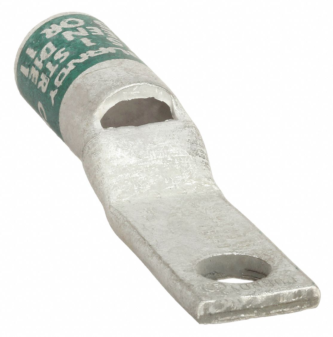 ONE-HOLE LUG COMPRESSION CONNECTOR, 1 AWG MAX WIRE SIZE, ¼ IN STUD SIZE