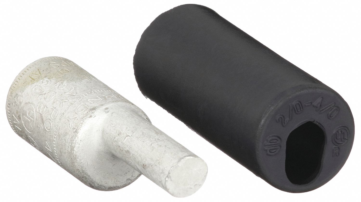 Compression Pin Terminal: 2/0 AWG Pin Size, Offset Pin Orientation