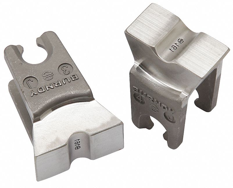 UPPER AND LOWER CRIMPING DIE, 6 AWG ALUMINUM, YA-A/YS-A, 1 SIZE, 6 TON MAX CRIMPING FOR CE