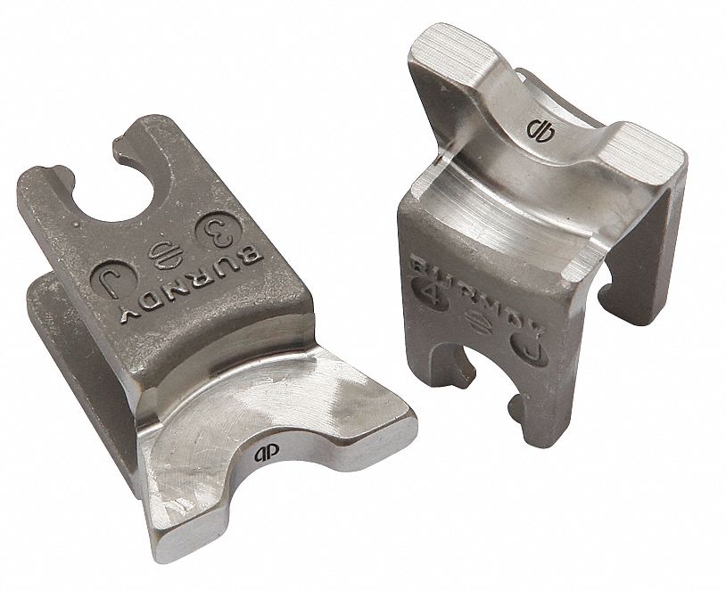 Upper and Lower Crimping Die: 3/0 AWG Aluminum Lug, YA-A/YS-A, 1 Sizes, Aluminum