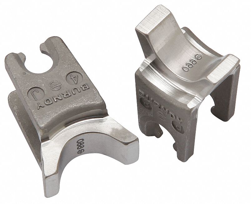UPPER AND LOWER CRIMPING DIE, 1/0 TO 4/0 AWG ALUMINUM LUG, YA-A/YS-A, 1 SIZE, ALUMINUM
