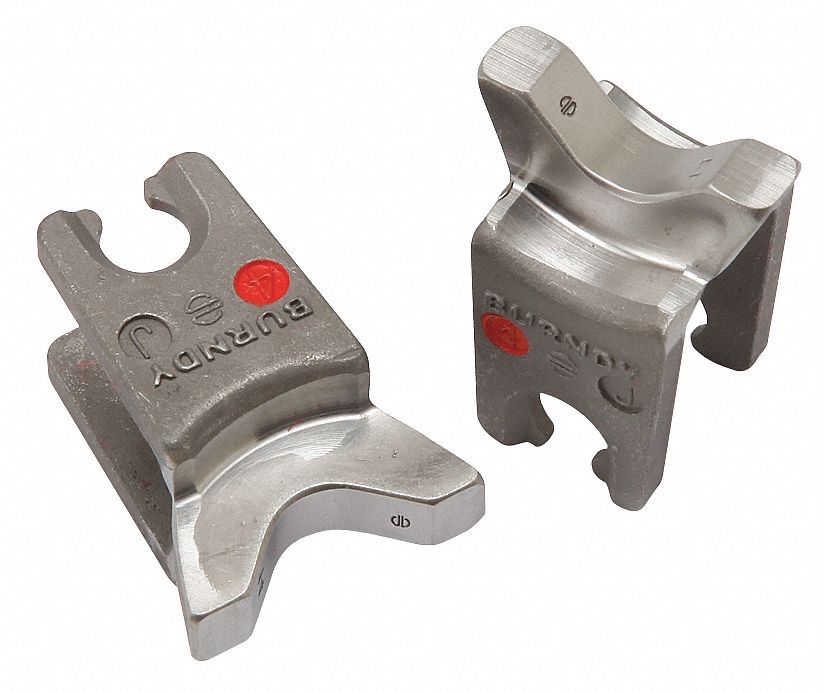 Upper and Lower Crimping Die: 300 to 750 kcmil Copper Lug, YA/YS, 1 Sizes, Copper