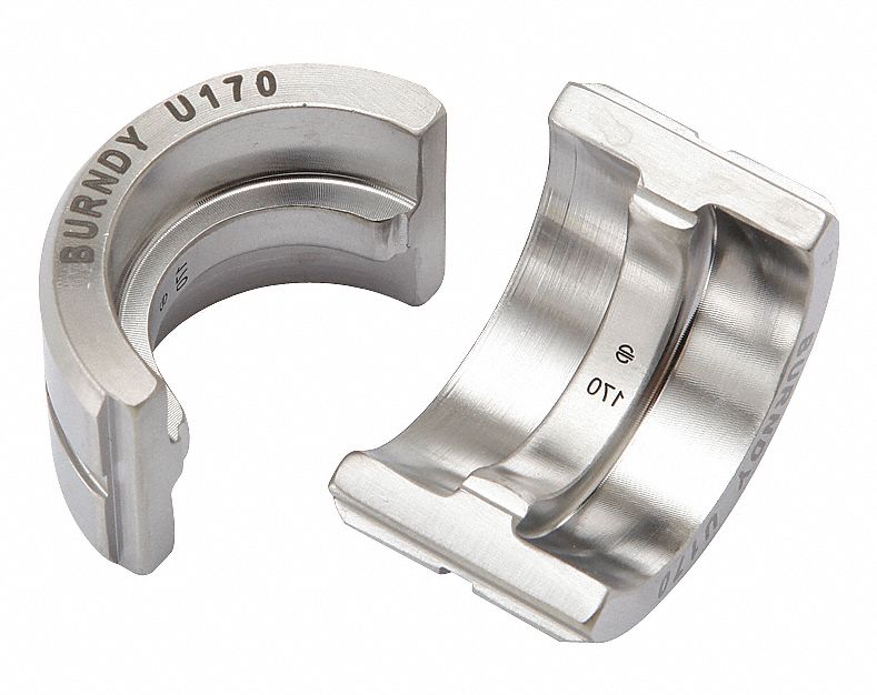 Upper and Lower Crimping Die: 300 kcmil Copper Lug, YCA-2N/YCAB-4N/YCS/YDS/YDS-C/YKA-R-2N