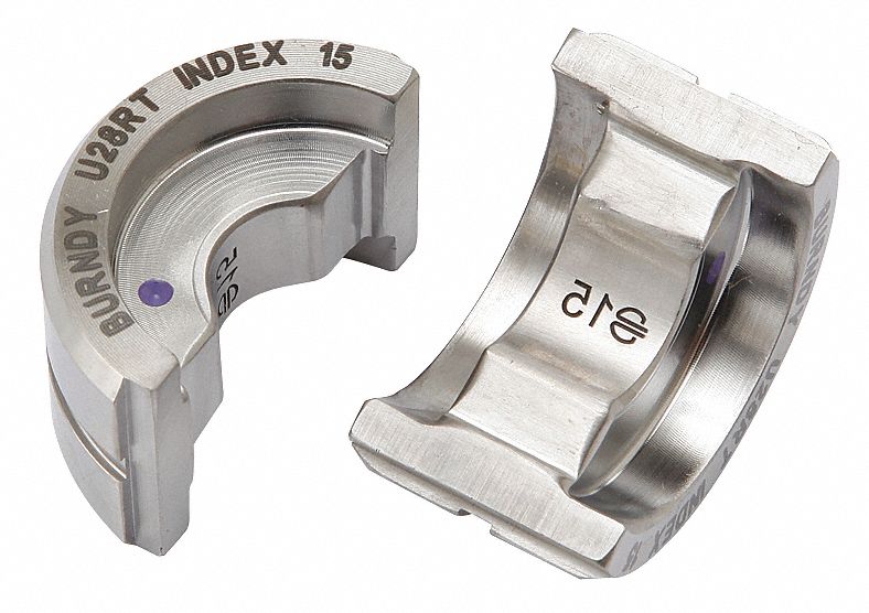 UPPER AND LOWER CRIMPING DIE, 4/0 AWG COPPER LUG, YA/YS, 1 SIZE, 12 TON MAX CRIMPING FOR CE