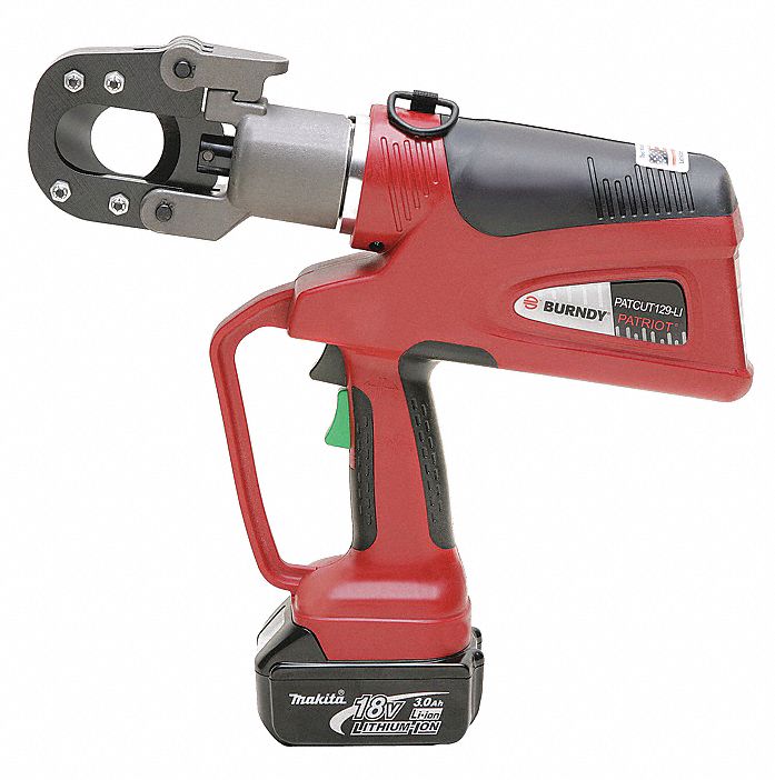 BURNDY Cable Cutter Battery Included 22P215PATCUT129LI Grainger